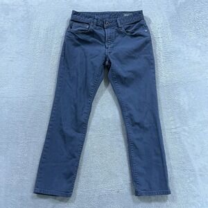 Bonobos Slim Fit Mens 30x28 (fits 28x27) Navy Blue Flat Front Casual Pants